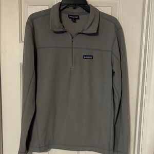 Patagonia Steel Gray Fleece Pullover